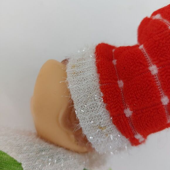 Vtg. Christmas Holiday Pixie Elf Santa hat Tree Jingle Bells - Picture 6 of 8
